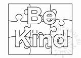 Coloring Kind Word School sketch template