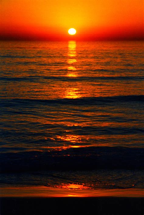 sunset   ocean seascape  san diego california image