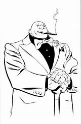 Kingpin Coloring Pages Fisk Wilson Marvel Deviantart Goon Printable sketch template