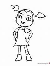 Vampirina Coloring Pages Fan Printable sketch template