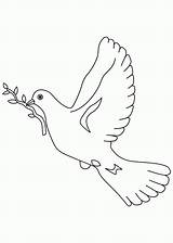 Coloring Dove Pages Bird Printable Peace Library Clipart Popular Line Symbol sketch template