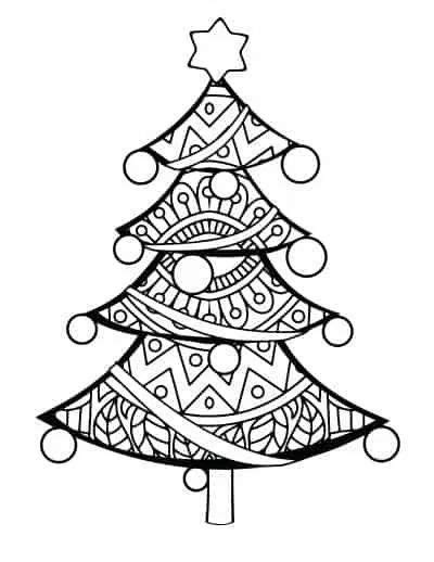 printable christmas tree coloring pages christmas tree coloring