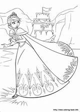 Coloring Frozen Pages Fever Getcolorings sketch template