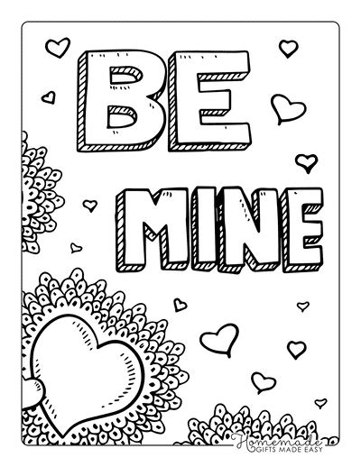 happy valentines day coloring pages  printable protes png