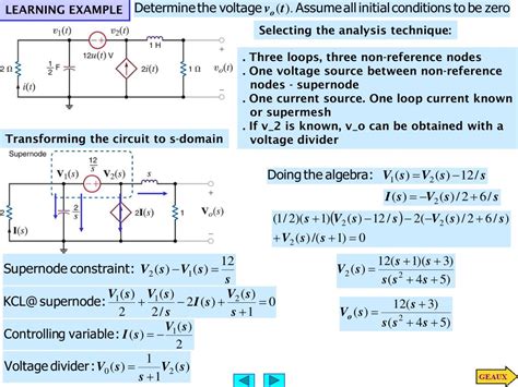 ppt application of the laplace transform to circuit analysis