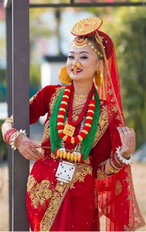 pin  septum lover  limbu culture dress culture nepal clothing