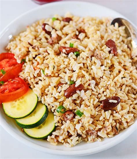 Delicious And Healthy Jamaican Rice And Peas Brown Rice Is
