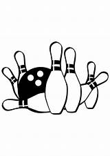 Bowling Bestcoloringpagesforkids sketch template