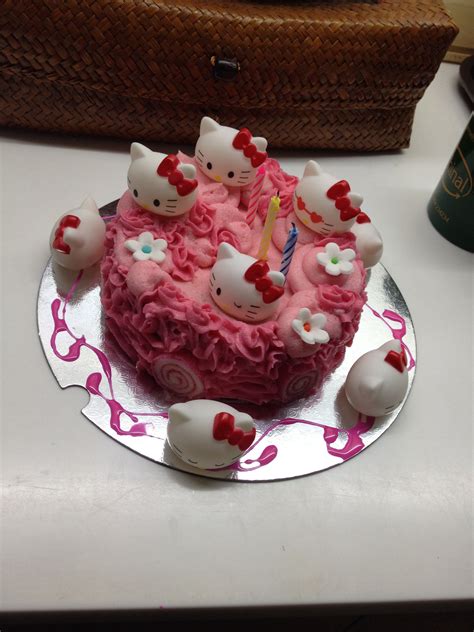 cutie hello kitty birthday cake for annabelle