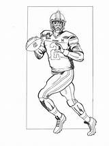 Newton Ausmalbilder Quarterback Panthers Carolina sketch template