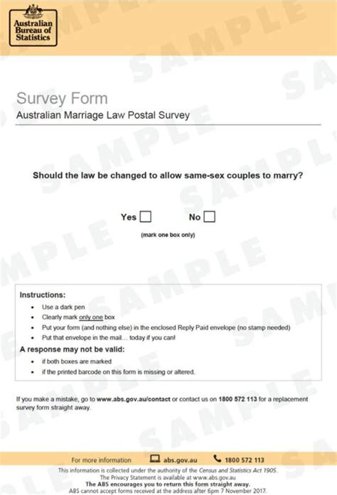 what to do if you don t have your same sex marriage survey form [updated] lifehacker australia