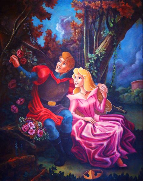 Aurora And Phillip Painting Disney Princess Fan Art