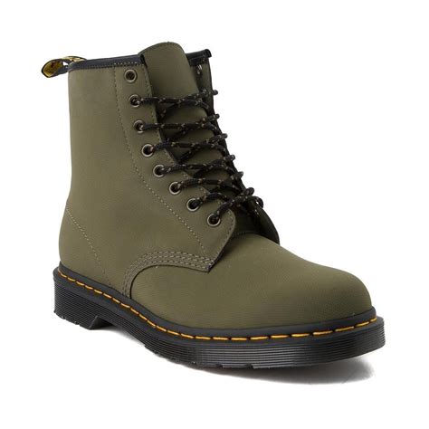 dr martens   eye broder boot olive  boots shoe boots nice shoes