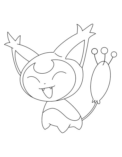 legendary pokemon skitty coloring pages coloring pages