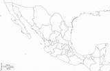 Mexico Mapa Map Blank States Outline Maps Coloring Clipart Estados Boundaries Unidos Estado Base Carte Mexique Cities Popular America Clipground sketch template