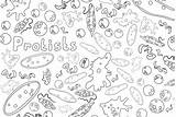 Microbes Coloring Learn Book Tumblr sketch template