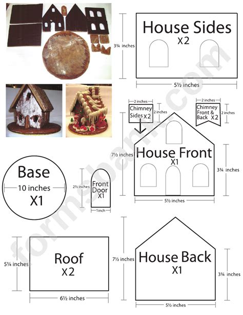 gingerbread house template printable   gingerbread house