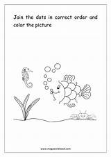 Coloring Animals Pages Miscellaneous Sea Sheets Megaworkbook Birds Sheet Animal Fish sketch template