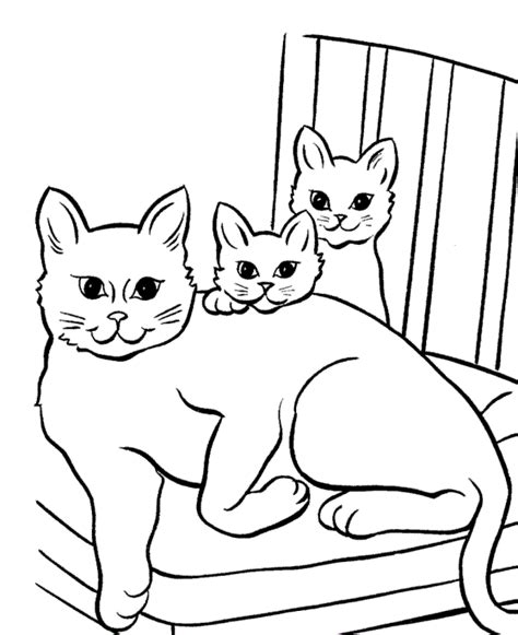 cats coloring pages coloringkidsorg