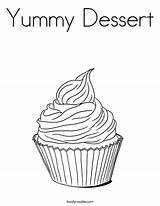 Coloring Cupcakes Pages Dessert Cupcake Cake Print Yummy Sweet Muffins Treat Colouring Printable Desserts Noodle Twistynoodle Getcoloringpages Birthday Happy Choose sketch template