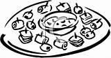 Clipart Appetizers Finger Food Webstockreview Platter Clipground sketch template
