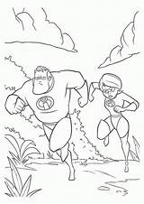 Coloring Incredibles Pages Mr Elastigirl Colornimbus Choose Board sketch template