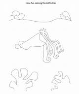 Cuttlefish sketch template