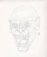 Nosferatu Klaus Kinsey Inspired sketch template