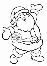 Santa Claus Easy Drawing Coloring Pages Getdrawings sketch template