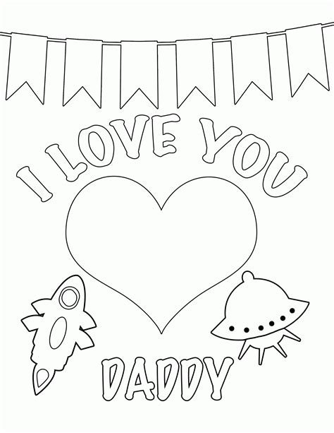 happy birthday daddy printable coloring pages   happy
