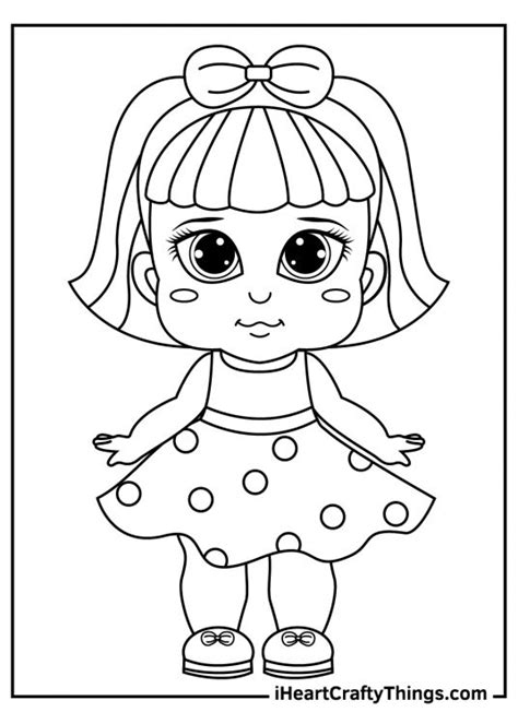 dolls coloring pages   printables