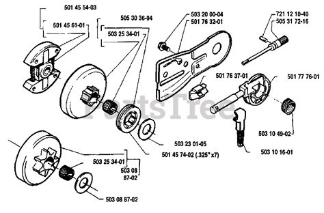 Husqvarna 50 Special Husqvarna Chainsaw 1990 01 Clutch Assembly