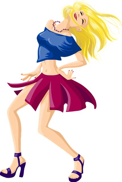 Free Vector Graphic Dancing Girl Attractive Sexy