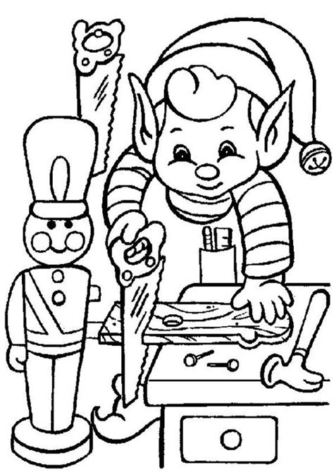 easy  print elf coloring pages tulamama