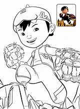 Boboiboy Coloring Pages Kids Printable Sheet Resolution High sketch template