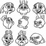 Zootopia Judy Hopps Coloring Bunny Face Pages Wecoloringpage sketch template