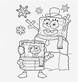 Spongebob Coloring Christmas Cool Pages Stay Always Pngkit sketch template