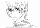 Bakuman Draw Drawing Step Akito Takagi Drawingtutorials101 Anime sketch template
