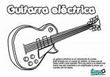 Guitarra Electrica Guitarras Cuerda Musicales Fichas sketch template