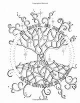 Coloring Pages Magical Book Whimsical Trees Sheets Printable Amazon Books Tree sketch template