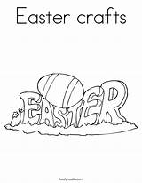 Easter Crafts Coloring Built California Usa sketch template
