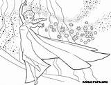 Die Elsa Eiskönigin Ausmalbilder Coloring Pages Kinder Frozen Printable sketch template