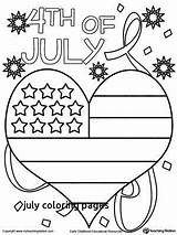 Coloring July 4th Flag Pages Printable Heart Fourth American Preschool Star Color Kids Worksheet Drawing Adults Number Print Flags Voorhees sketch template