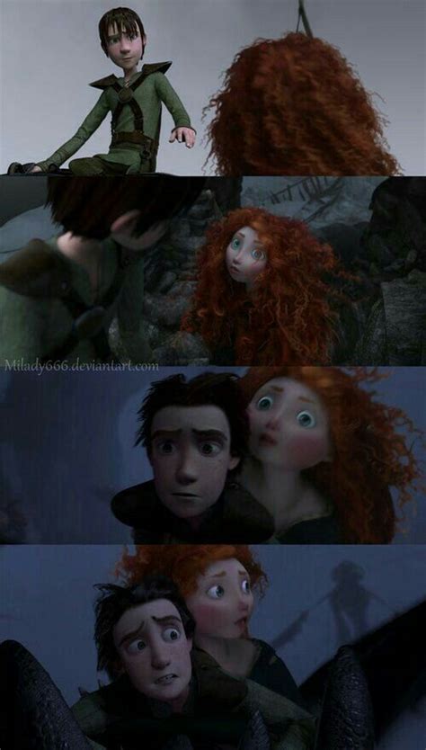 httyd hiccup x merida merida and hiccup disney brave