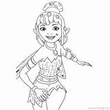 Yuko Fairy Xcolorings sketch template