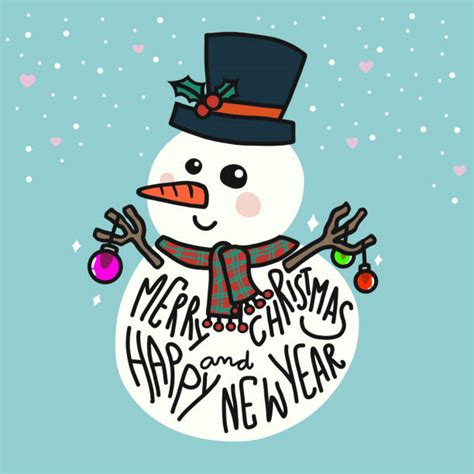Silhouette Of A Frosty The Snowman To Color Illustrations Royalty Free