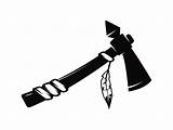 Tomahawk Axe Hatchet Clipartmag Vectorified Webstockreview sketch template