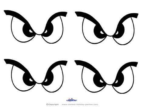 small printable eyes  scary eyes coloring pages easy drawings