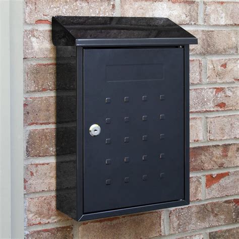 samai locking wall mount mailbox contemporary mailboxes  signature hardware