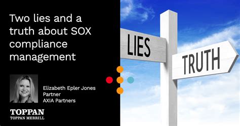 sox compliance management facts and fallacies toppan merrill